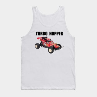 TURBO HOPPER Vintage RC 80s Tyco Black Text Tank Top